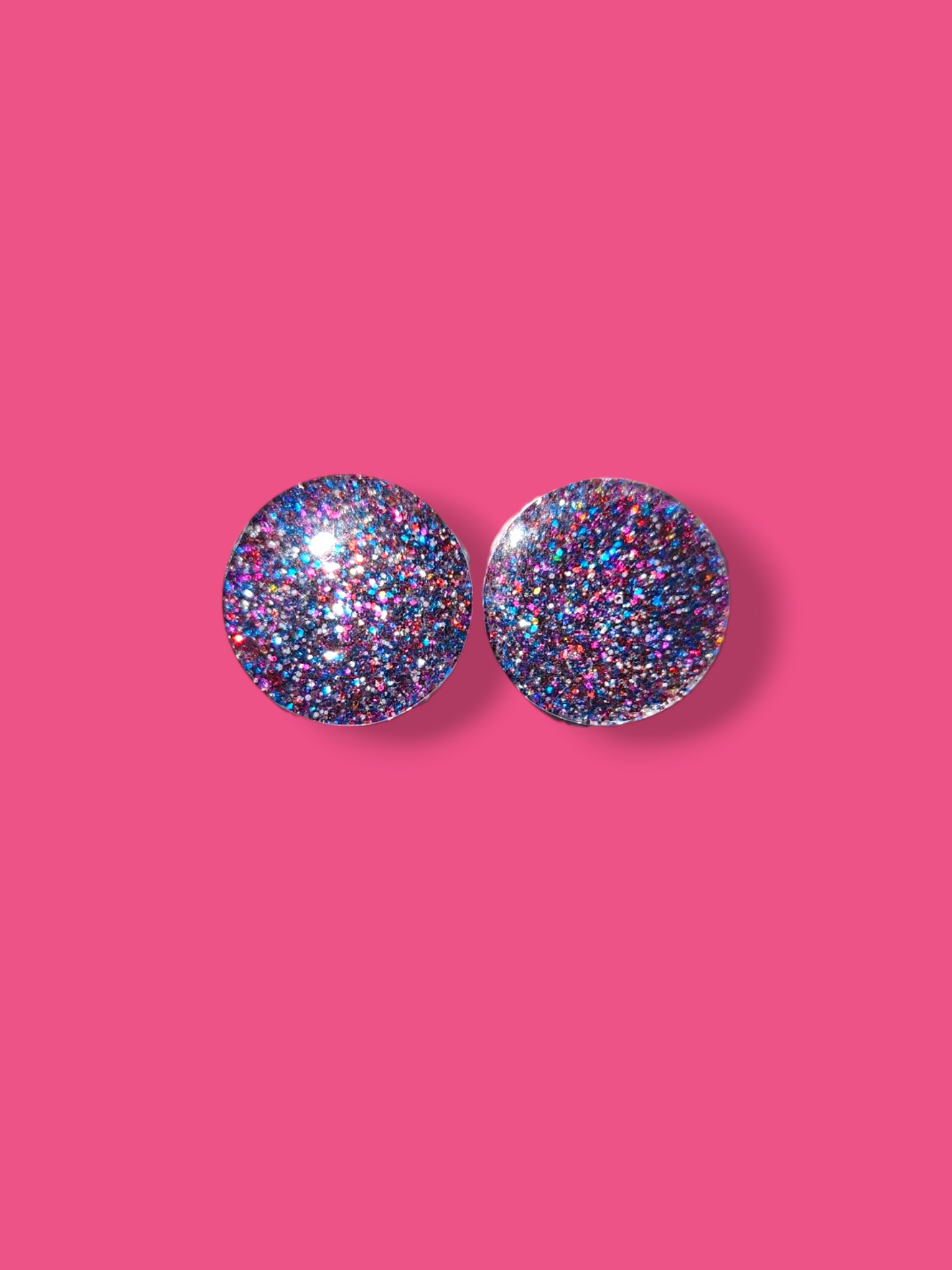 Shiny studs - Purple mix