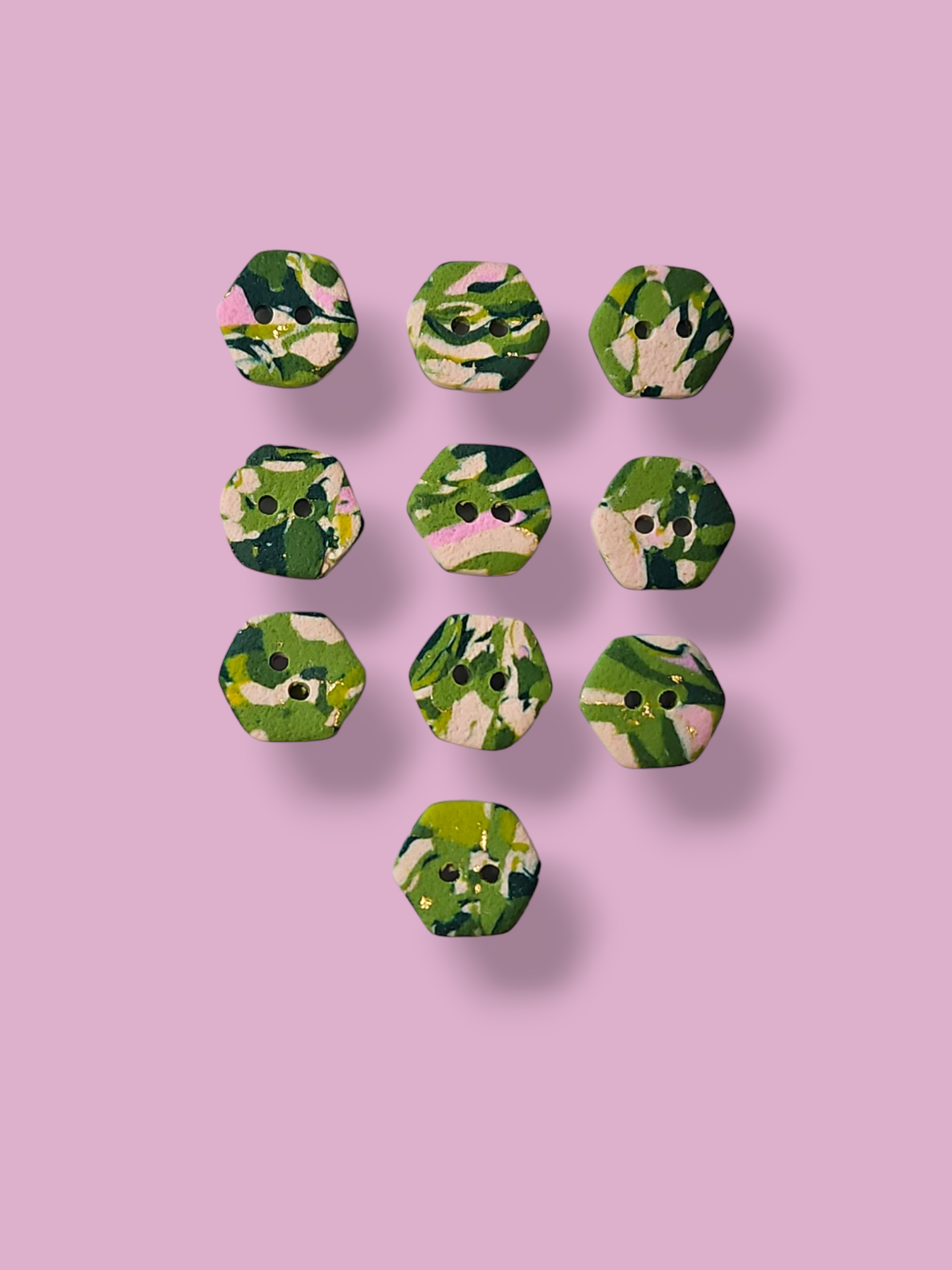 Camo buttons